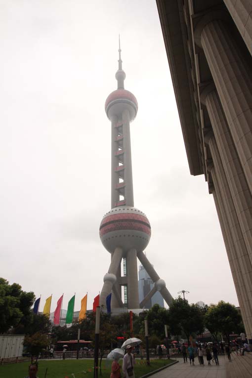 1-1/2" Wide Shanghai Chinese Buddha City Jade Oriental Pearl Tower Jean Belt 